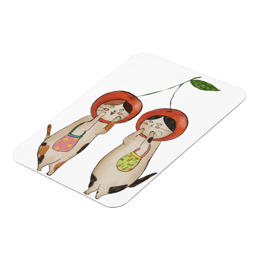 Catty Cherries Magneet (Linkerzijde)