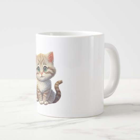 Catty Mug Extra Grote Beker (Voorkant rechts)
