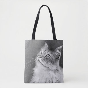 Caturday Canvas tas