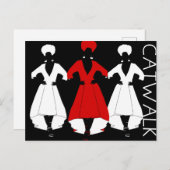 Catwalk Briefkaart (Voorkant / Achterkant)