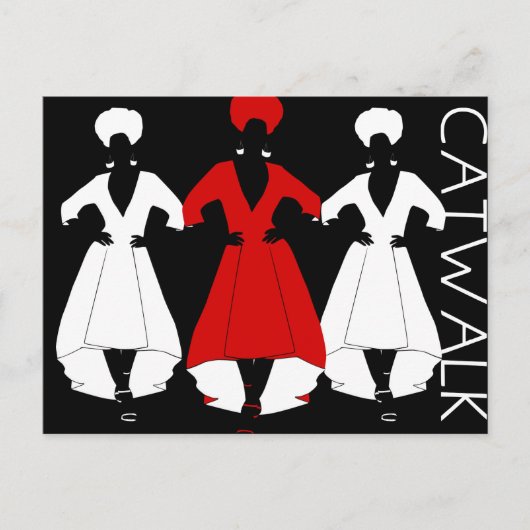 Catwalk Briefkaart (Voorkant)