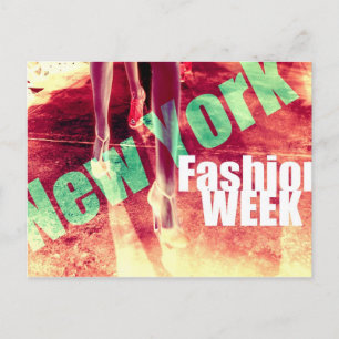 Catwalk - Mode Week in New York City Briefkaart