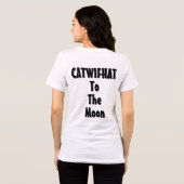 Catwifhat - Cat Meme Coin Tri-Blend Shirt (Achterkant volledig)