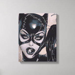 Catwoman #50 Sozomaika Cover Illustratie Canvas Afdruk