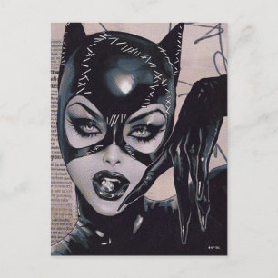 Catwoman #50 Sozomaika Illustratie op de Cover Briefkaart