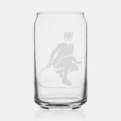 Catwoman Ink Brush Pose Blikvorm Glas (Achterkant)