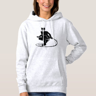Catwoman Ink Brush Pose Hoodie