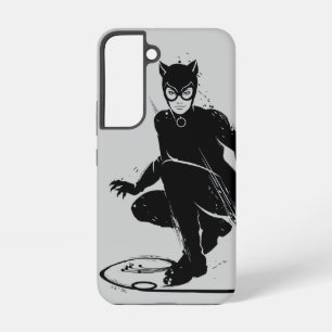 Catwoman Ink Brush Pose Samsung Galaxy Hoesje