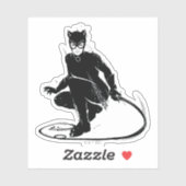 Catwoman Ink Brush Pose Sticker (Vel)
