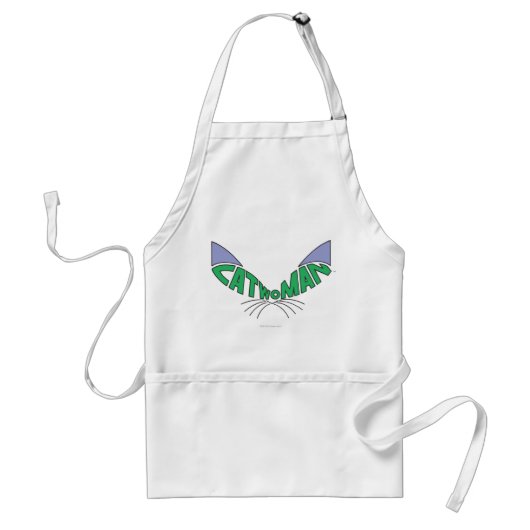 Catwoman Logo Green Standaard Schort (Voorkant)