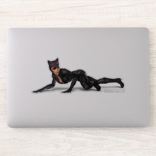 Catwoman Lurking Sticker (Computer)