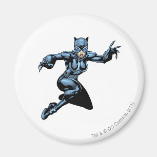 Catwoman met wetten magneet
