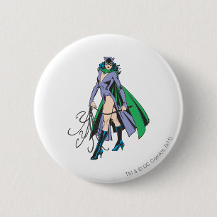 Catwoman Stands Ronde Button 5,7 Cm
