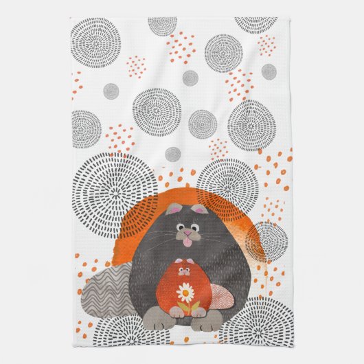 CATZ PAJAMAZ Kitchen Towelen Theedoek (Verticaal)