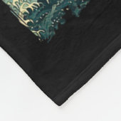 Catzilla Cat Art Grappige Kat Japans voor Mannen V Fleece Deken (Hoek)