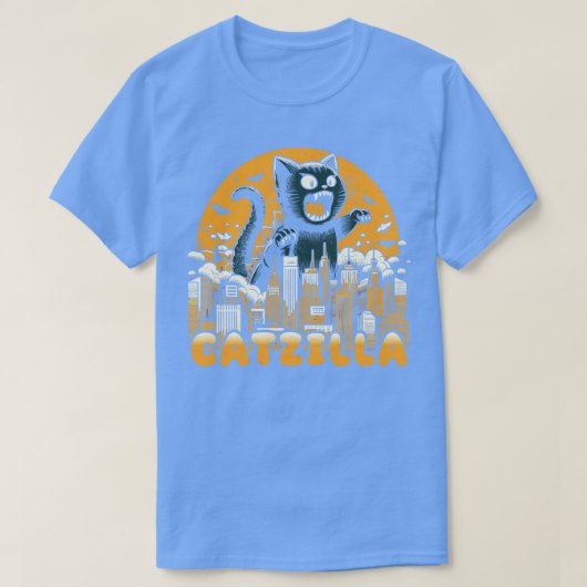 Catzilla Funny Cat T-shirt (Design voorkant)