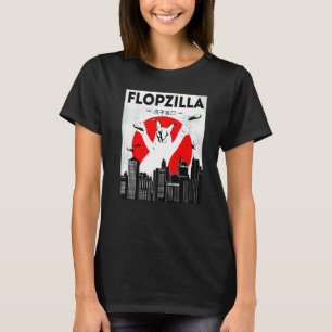 Catzilla Grappige grote floppa meme Flopzilla Cara T-shirt