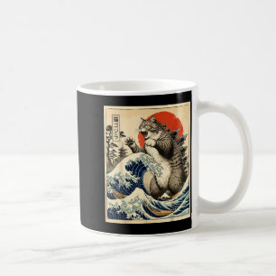 Catzilla Japanse Kunst Kat Liefhebber Grafische Pr Koffiemok