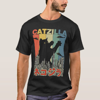 Catzilla Japanse Vintage Essential T-Shirt