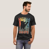 Catzilla Japanse Vintage Essential T-Shirt (Voorkant volledig)