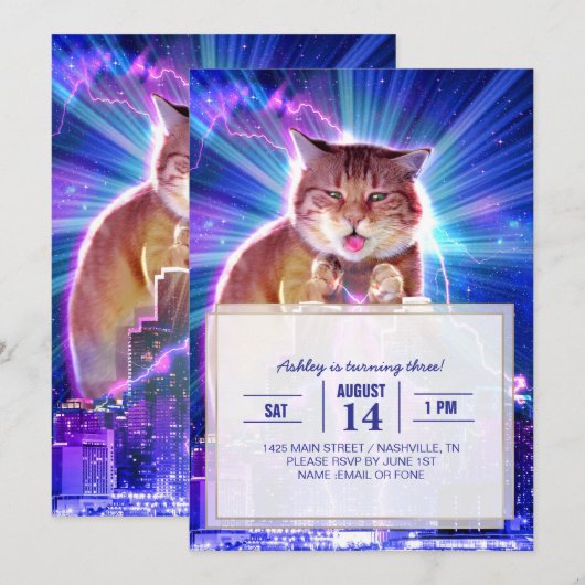  Catzilla                                          Kaart (Voorkant / Achterkant)