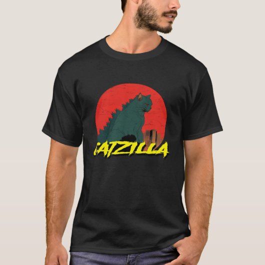 CATZILLA   Kat T-shirt (Voorkant)