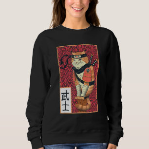 Catzilla Oud Japans Kattenkunst Ninja Ca Trui