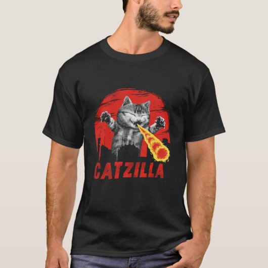Catzilla T-shirt (Voorkant)