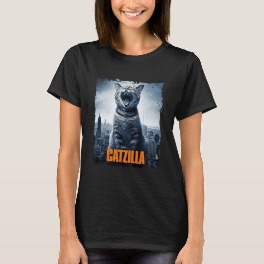 Catzilla T-shirt (Voorkant)