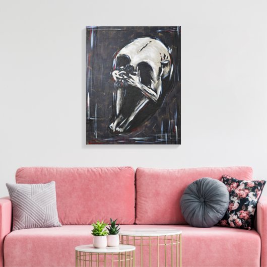 Cauchemar Canvas Afdruk (Insitu (Woonkamer))