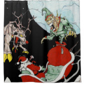 cauchemar de Noël Douche rideau (Devant)