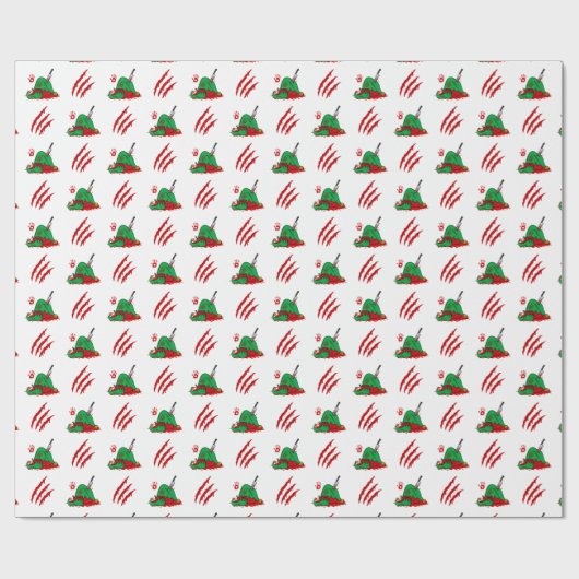 Cauchemar sur Elf Street Papier cadeau enveloppant (Plat)