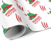 Cauchemar sur Elf Street Papier cadeau enveloppant (Coin rond)