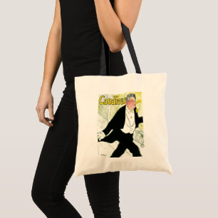 Caudieux door Toulouse Lautrec, Art Nouveau, Tote Bag