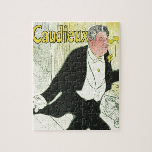 Caudieux van Toulouse Lautrec, Art Nouveau Legpuzzel (Verticaal)