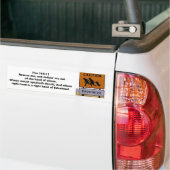 caught_migrants_ban ido, Psa 144:11 Redding ... Bumpersticker (Op Truck)