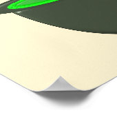 Cauldron and Bubbling Green Brew Halloween Poster (Hoek)