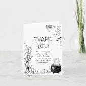  Cauldron Baby is brouwen Dank u Bedankkaart (Voorkant)