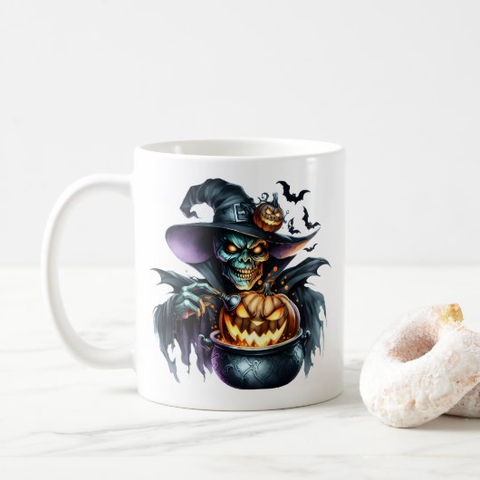 Cauldron Brew Coffee Mug (Avec donut)