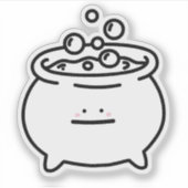 Cauldron doodle sticker (Voorkant)