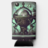 Cauldron met Green Crystal Ball en Orbs (Achterkant)