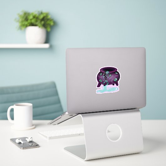 Cauldron Mimic Sticker (Ordinateur portable sur le bureau)