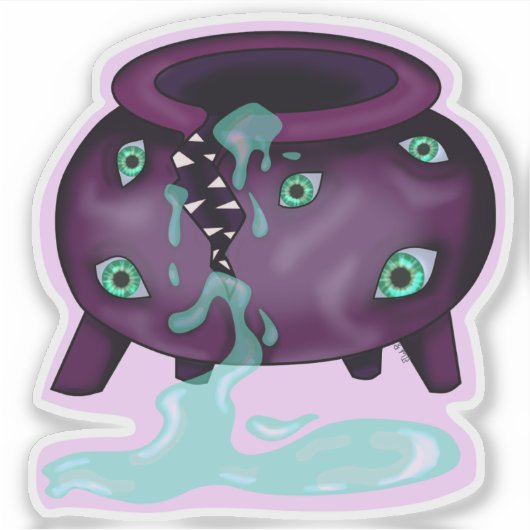 Cauldron Mimic Sticker (Devant)