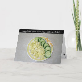 Cauliflower Low Carb Mock Potato Salad Kaart