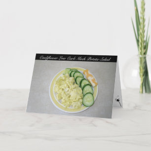 Cauliflower Low Carb Mock Potato Salad Kaart