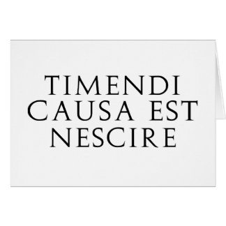 Causa de Timendi