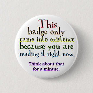 Causality Loop Paradox Ronde Button 5,7 Cm