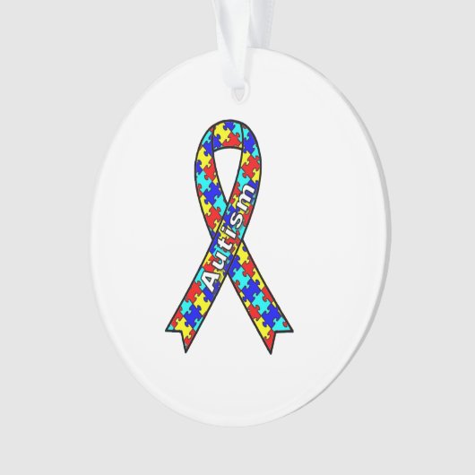 Cause de l'autisme au ruban (devant)