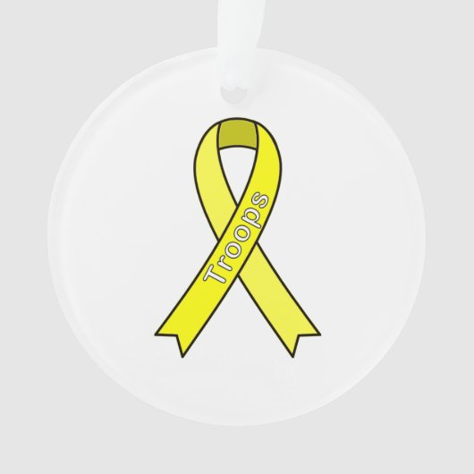 Cause de l'ornement des troupes de ruban (devant)