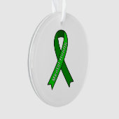 Cause Ruban Santé mentale Ornement (devant)